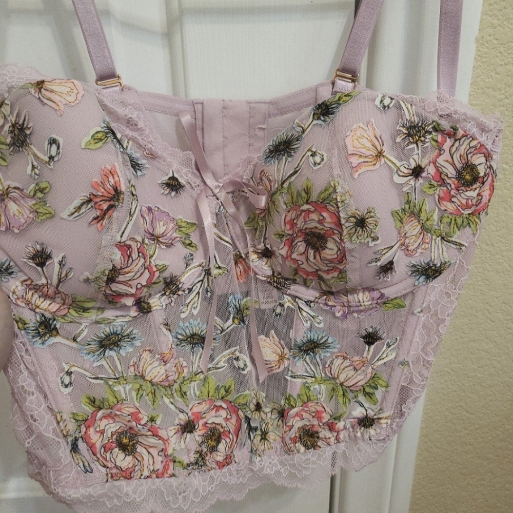 Victoria's Secret Floral Corset Top